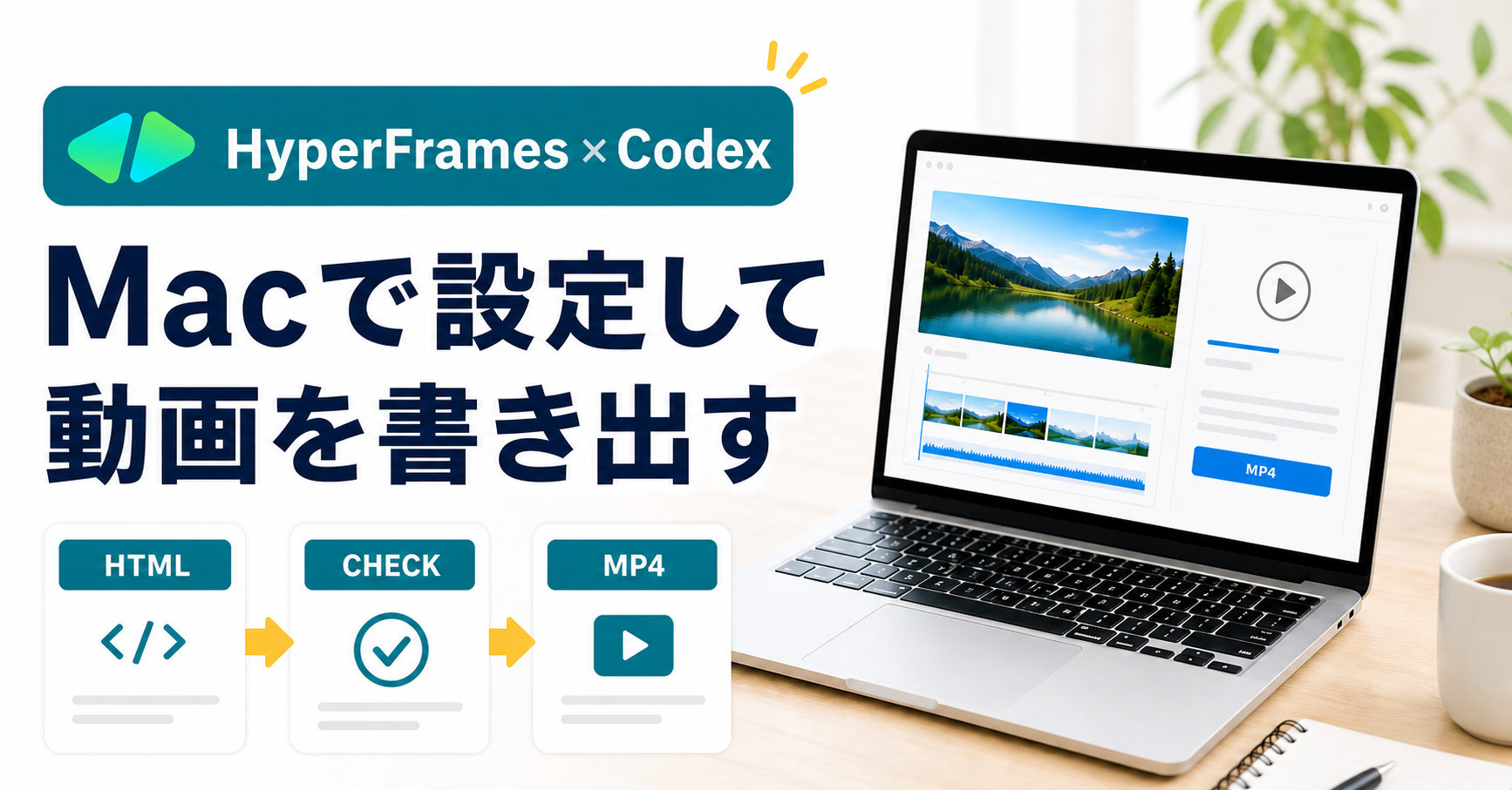 HyperFramesをCodexで使う方法